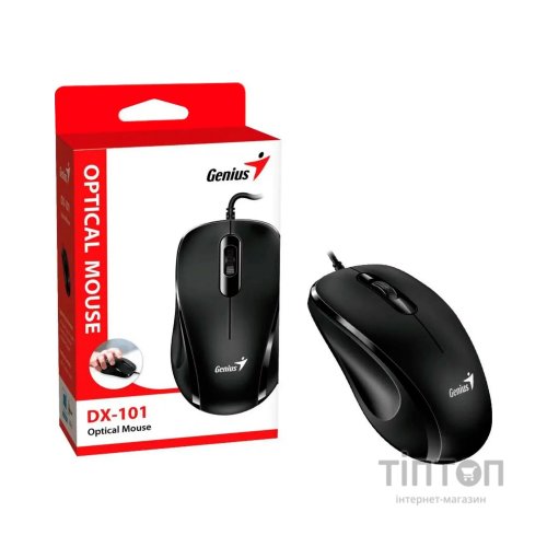 Мишка Genius DX-101 USB Black (31010026400)