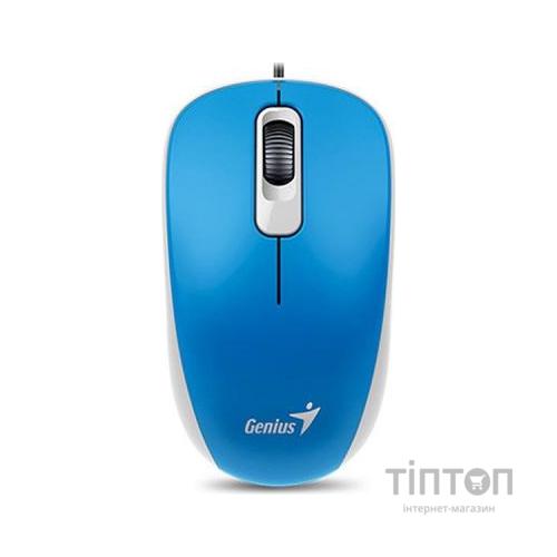 Мишка Genius DX-110 синя, USB