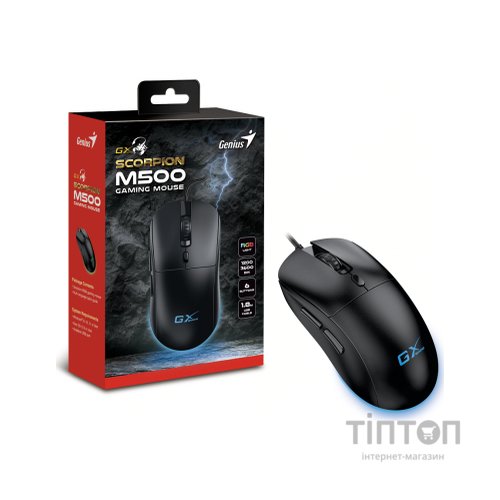 Мишка Genius Scorpion M500 USB Black (31040011400)