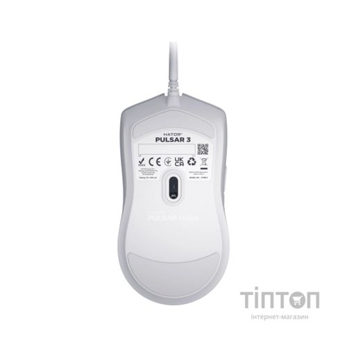 Мишка Hator Pulsar 3 USB White (HTM611)