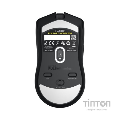 Мишка Hator Pulsar 3 Wireless Black (HTM630)