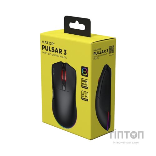 Мишка Hator Pulsar 3 Wireless Black (HTM630)
