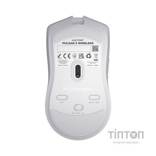 Мишка Hator Pulsar 3 Wireless White (HTM631)