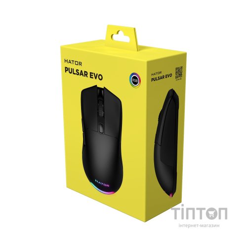 Мишка Hator Pulsar EVO USB Black (HTM-323)