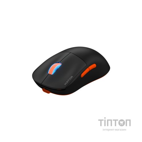 Мишка Hator Quasar 2 Pro Wireless/Bluetooth/USB Black/Orange (HTM560BO)
