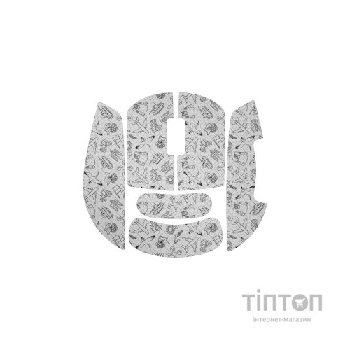 Мишка Hator Quasar 2 Pro Wireless/Bluetooth/USB White/Cyan (HTM561WC)