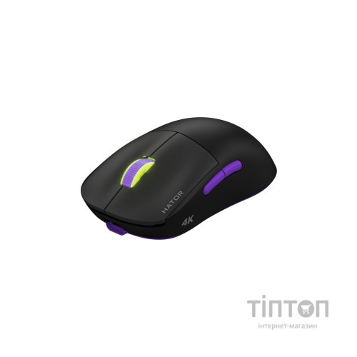 Мишка Hator Quasar 2 Ultra 4K Wireless/Bluetooth/USB Black/Lilac (HTM570BL)