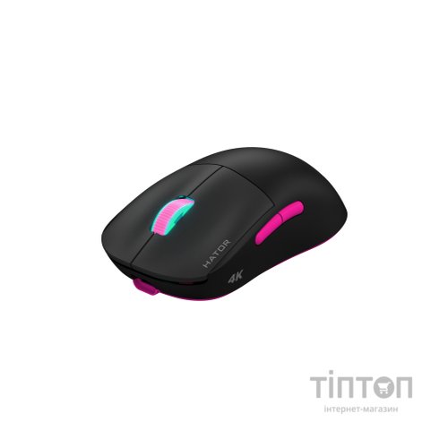 Мишка Hator Quasar 2 Ultra 4K Wireless/Bluetooth/USB Black/Pink (HTM570BP)