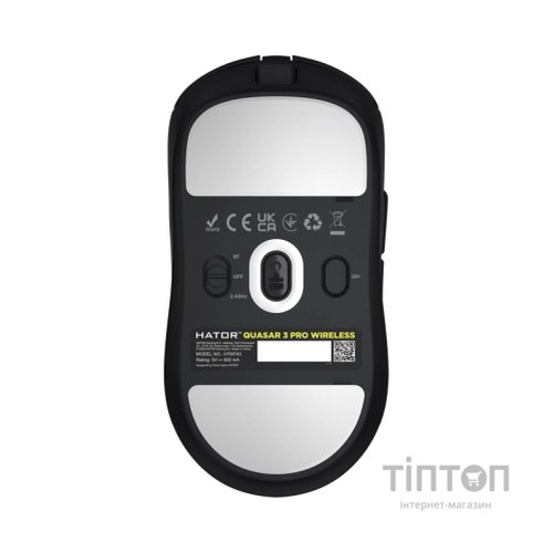 Мишка Hator Quasar 3 Pro Wireless Black (HTM740)