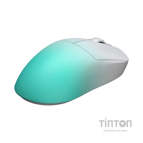 Мишка Hator Quasar 3 Ultima 8K Wireless/Bluetooth/USB White/Mint (HTM761)