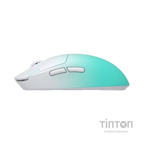 Мишка Hator Quasar 3 Ultima 8K Wireless/Bluetooth/USB White/Mint (HTM761)