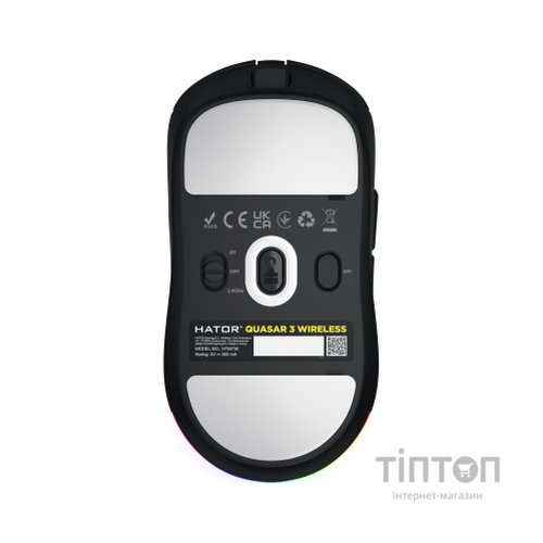 Мишка Hator Quasar 3 Wireless Black (HTM730)