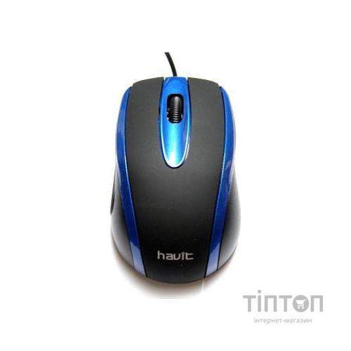 Мишка Havit V-MS753 USB Black/Blue (23938)