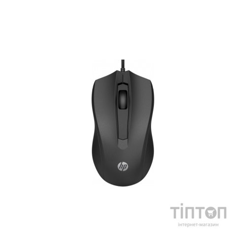 Мишка HP 100 USB Black (6VY96AA)