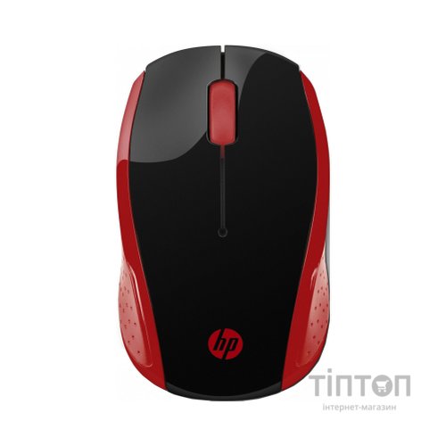 Мишка HP 200 Red (2HU82AA)