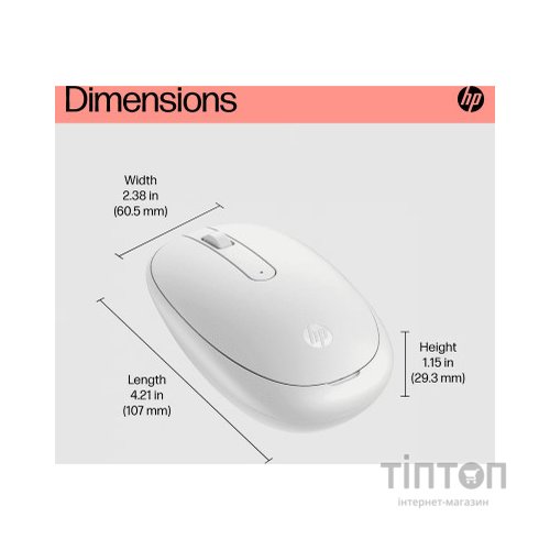 Мишка HP 240 Bluetooth White (793F9AA)