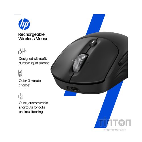 Мишка HP 700 Rechargeable Wireless/Bluetooth Black (AZ7B0AA)