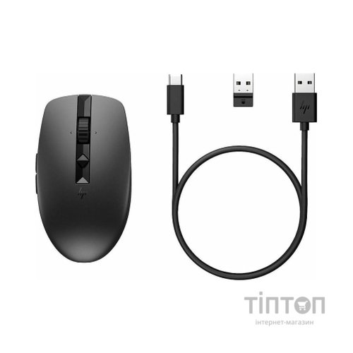 Мишка HP 710 Silent Rechargeable Wireless Black (6E6F2AA)