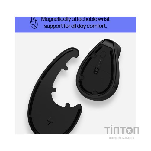 Мишка HP 920 Ergonomic Vertical Wireless/Bluetooth Black (6H1A4AA)