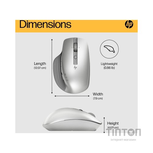 Мишка HP Creator 930 Wireless Silver (1D0K9AA)