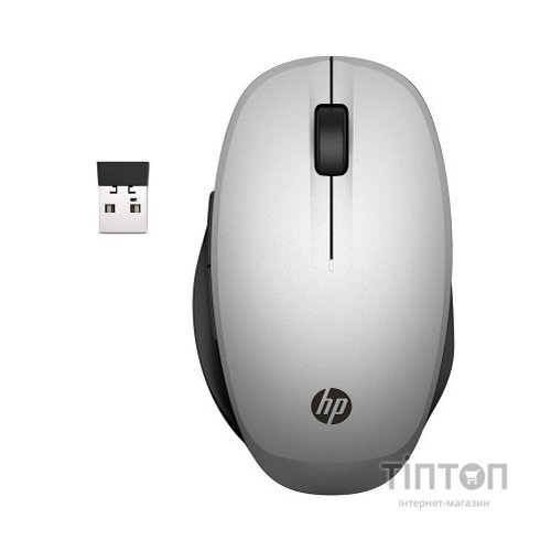 Мишка HP Dual Mode Bluetooth/Wireless Silver (6CR72AA)