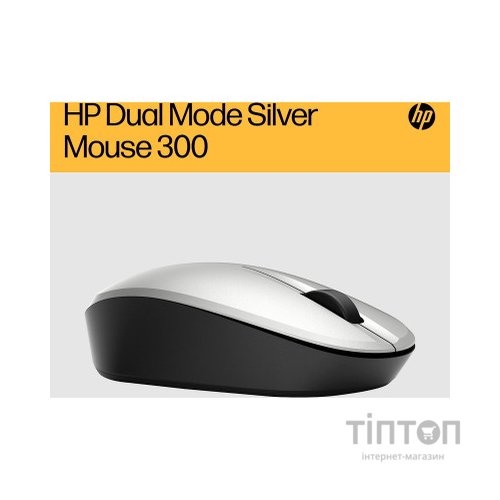 Мишка HP Dual Mode Bluetooth/Wireless Silver (6CR72AA)