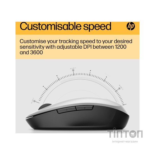 Мишка HP Dual Mode Bluetooth/Wireless Silver (6CR72AA)