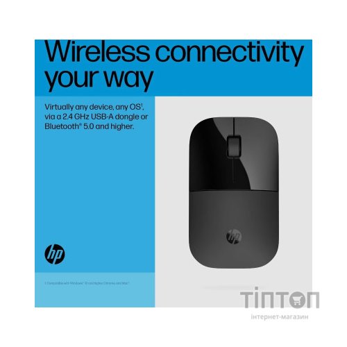Мишка HP Z3700 Dual Wireless/Bluetooth Black (758A8AA)