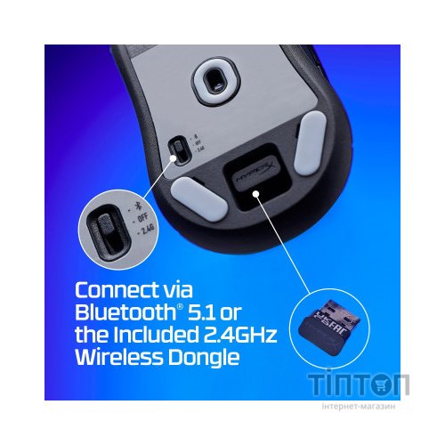 Мишка HyperX Pulsefire Haste 2 Mini Wireless Black (7D388AA)