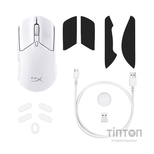 Мишка HyperX Pulsefire Haste 2 Wireless White (6N0A9AA)