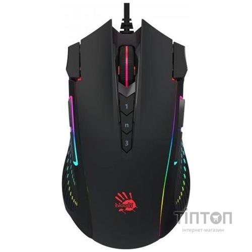 Мишка ігрова A4-Tech J90S Bloody 8000dpi, 11 кн., RGB, Black (J90s Bloody (Black))