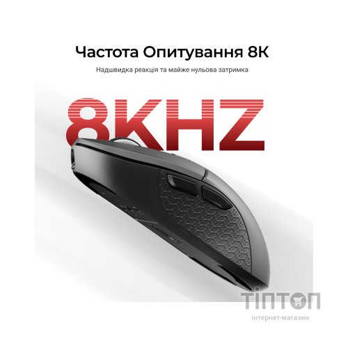 Мишка Keychron M3 Wireless/Bluetooth/USB Black (M3-A23)