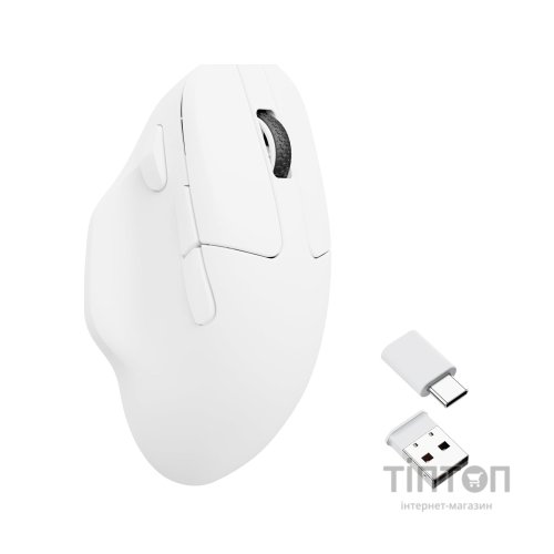 Мишка Keychron M7 Wireless/Bluetooth/USB White (M7-A3)