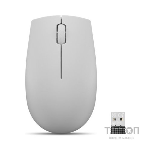 Мишка Lenovo 300 Wireless Arctic Grey (GY51L15678)
