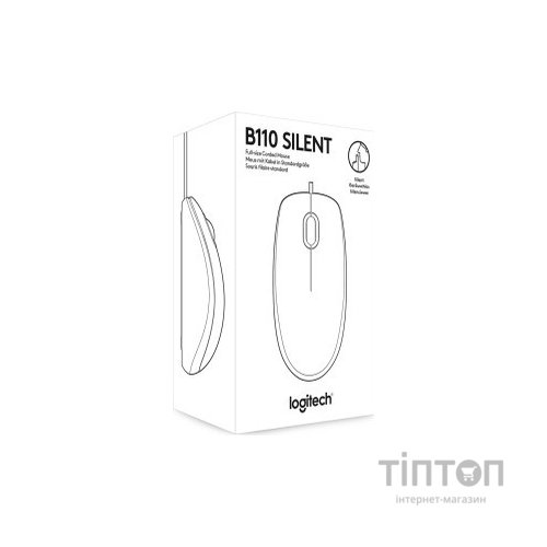 Мишка Logitech B110 Silent Black (910-005508)