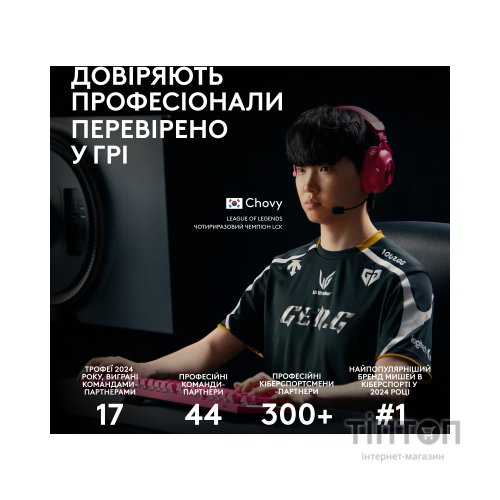 Мишка Logitech G Pro 2 Lightspeed Wireless White (910-007302)
