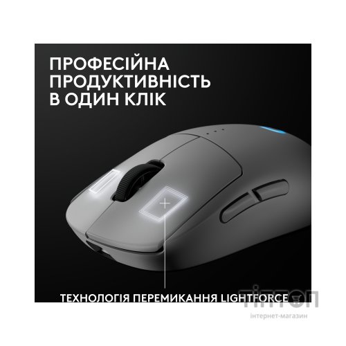 Мишка Logitech G Pro 2 Lightspeed Wireless White (910-007302)
