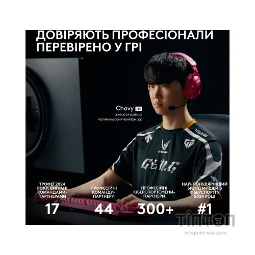 Мишка Logitech G Pro X Superlight 2 Lightspeed Wireless White (910-006638)