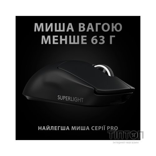 Мишка Logitech G Pro X Superlight Wireless Black (910-005880)
