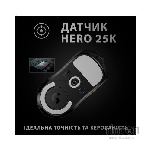 Мишка Logitech G Pro X Superlight Wireless Black (910-005880)