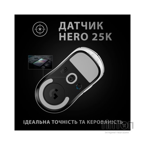 Мишка Logitech G Pro X Superlight Wireless White (910-005942)