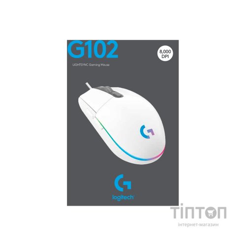 Мишка Logitech G102 Lightsync White (910-005824)