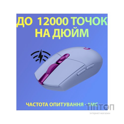 Мишка Logitech G305 Lightspeed Lilac (910-006022)