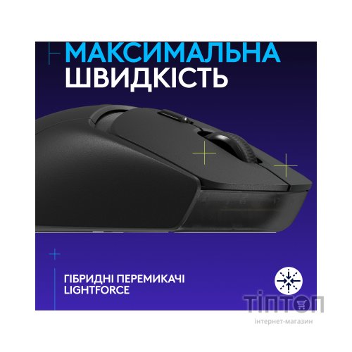 Мишка Logitech G309 Lightspeed Wireless/Bluetooth Black (910-007199)