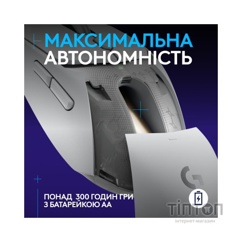 Мишка Logitech G309 Lightspeed Wireless/Bluetooth White (910-007207)