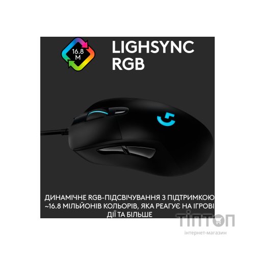 Мишка Logitech G403 Hero Black (910-005632)