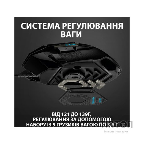 Мишка Logitech G502 Hero High Performance (910-005470)