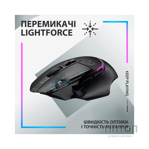 Мишка Logitech G502 X Plus Wireless Black (910-006162)