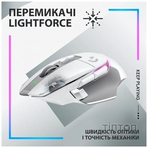 Мишка Logitech G502 X Plus Wireless White (910-006171)