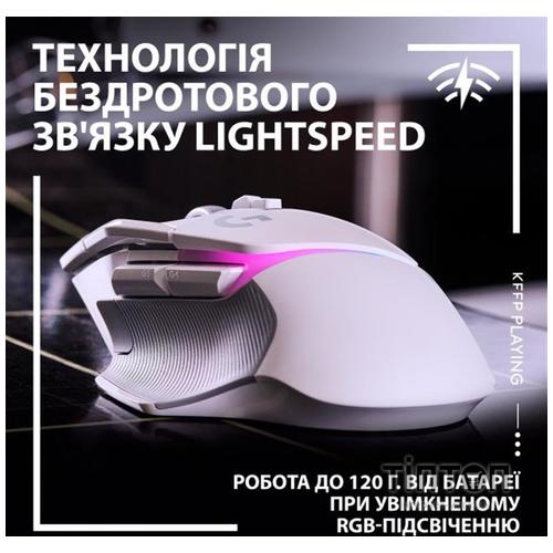 Мишка Logitech G502 X Plus Wireless White (910-006171)